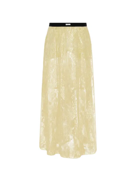 MUNTHE Beverly floral-lace maxi skirt
