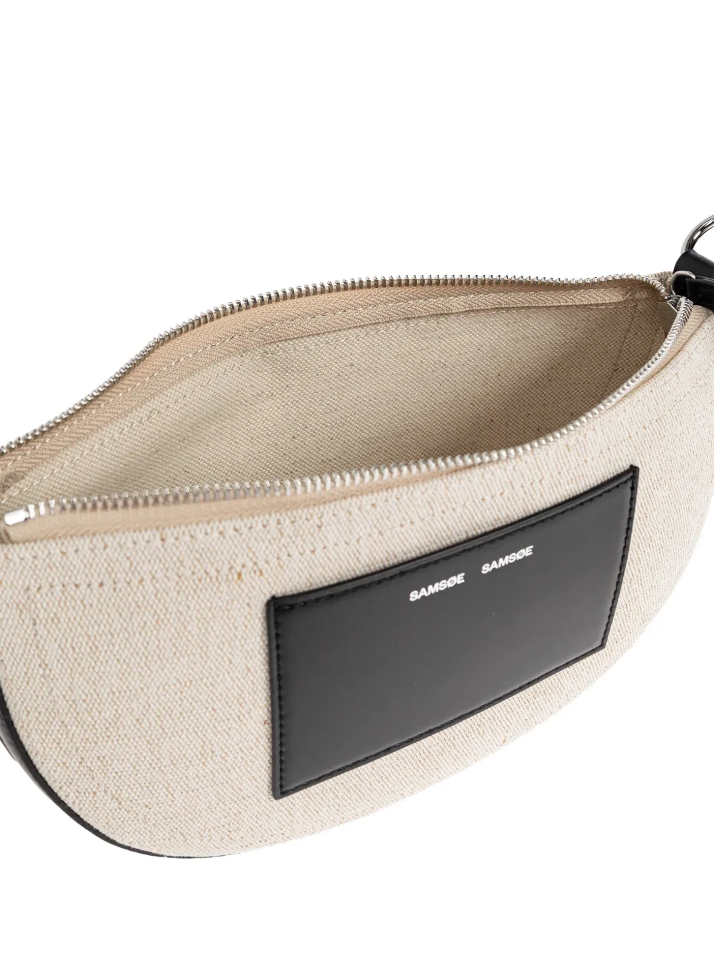 Samsoe & Samsoe Samoon Logo-embossed Shoulder Bag In Neutral