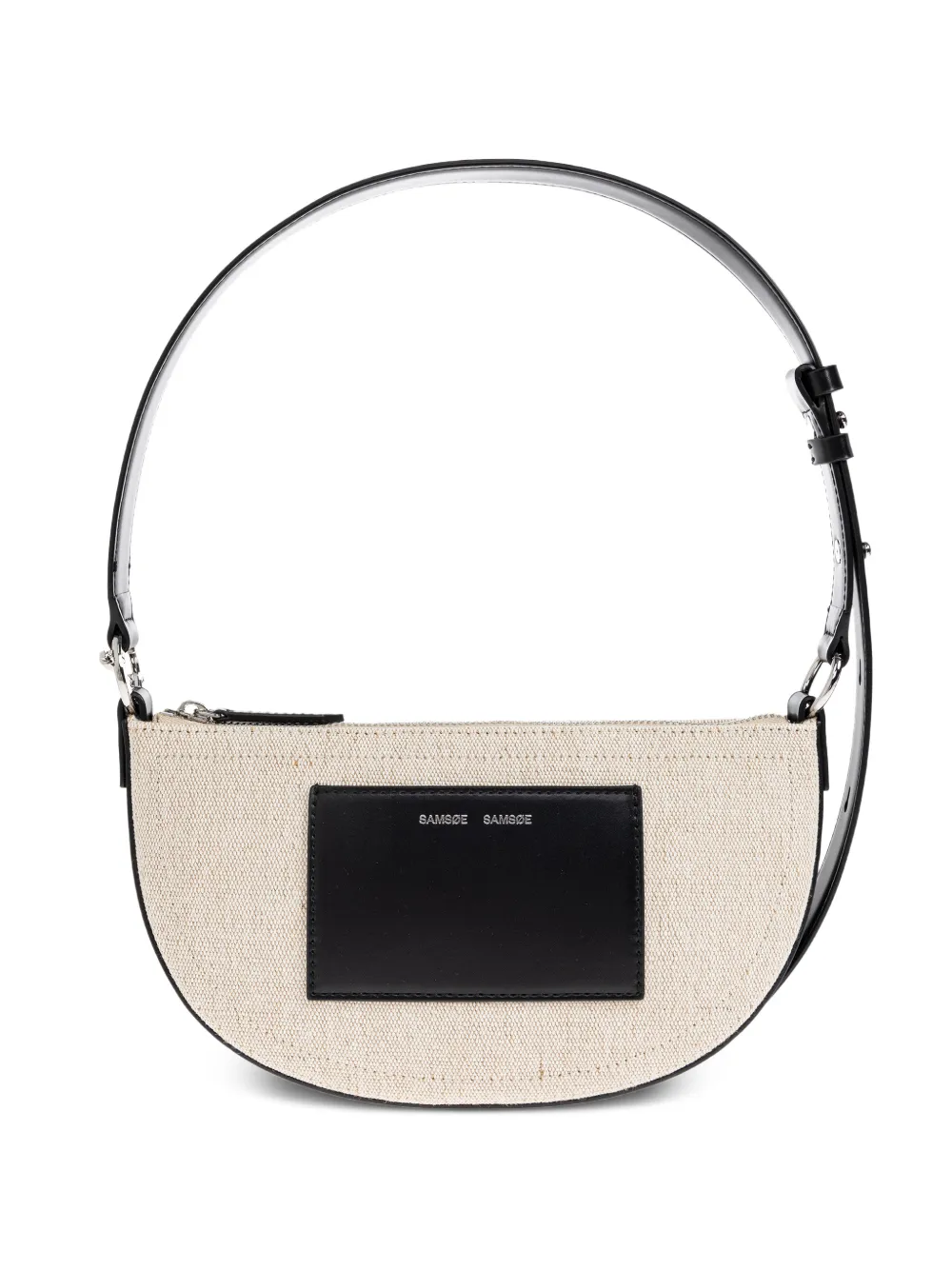 Samsoe & Samsoe Samoon Logo-embossed Shoulder Bag In Neutral