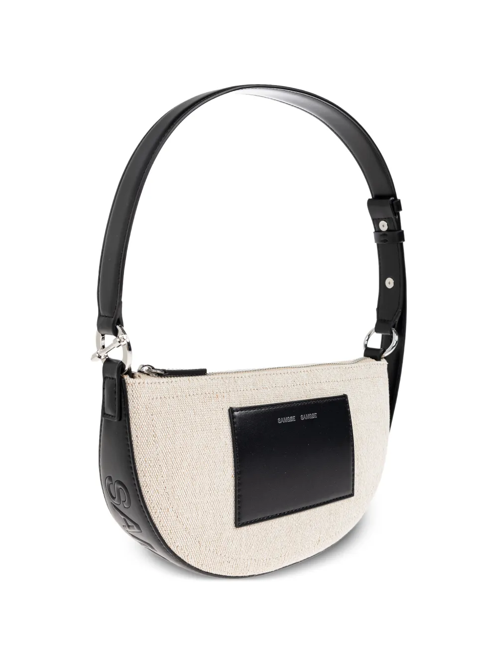 Samsoe & Samsoe Samoon Logo-embossed Shoulder Bag In Neutral
