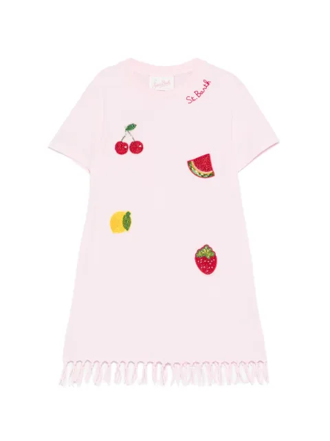 MC2 Saint Barth Kids bead-embellished fringed dress