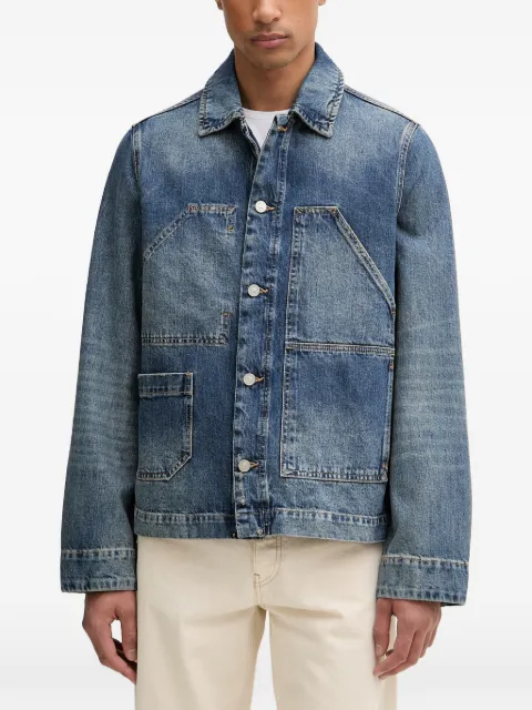AllSaints Exile contrast-stitch denim jacket