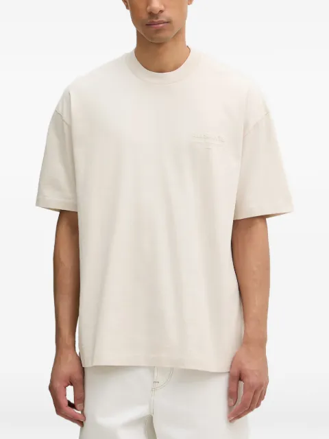 AllSaints Xander logo-embossed crew-neck T-shirt