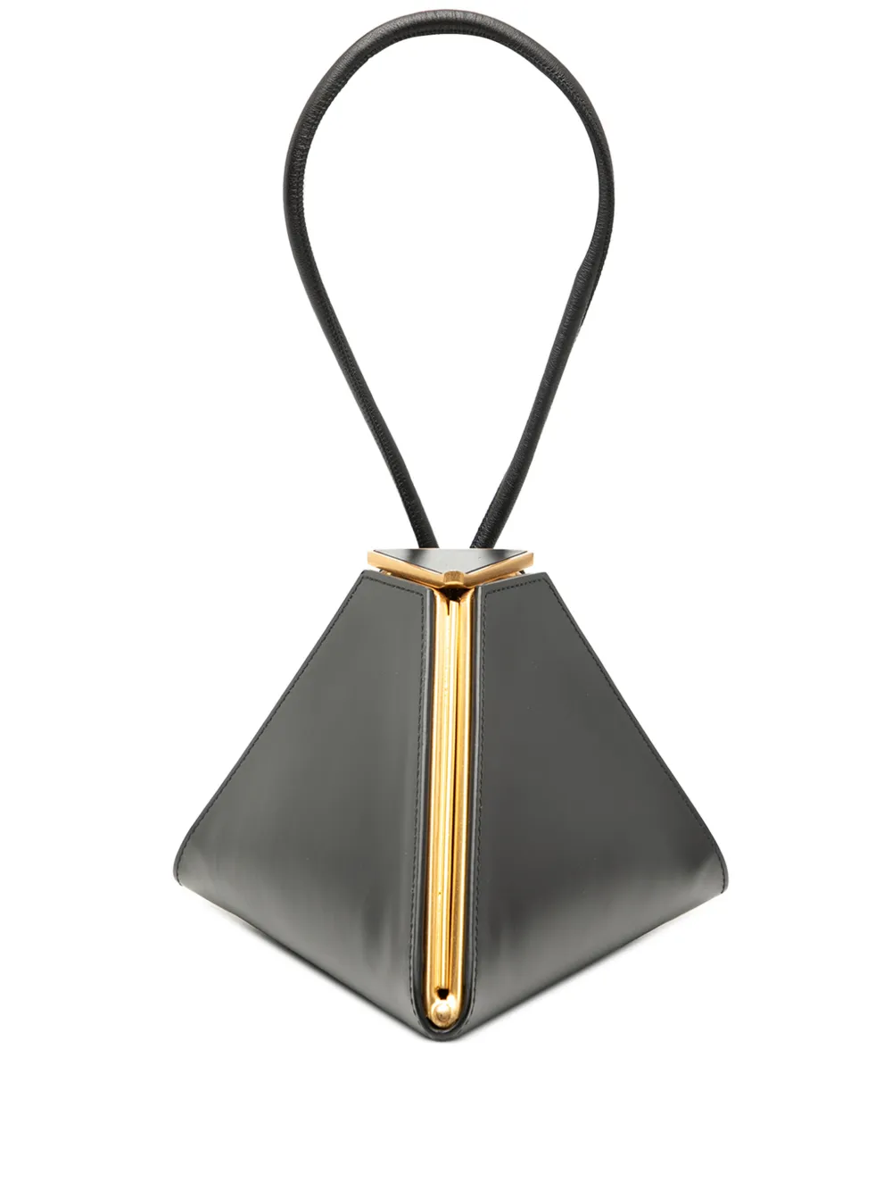 Bottega Veneta Pre-Owned 2015-2026 Calfskin Pyramid handbag - Nero