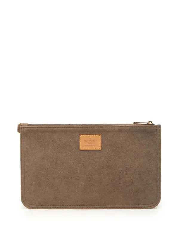 Louis Vuitton Pre-owned 2000-2025 Suede Aurelia GM Pouch in Brown