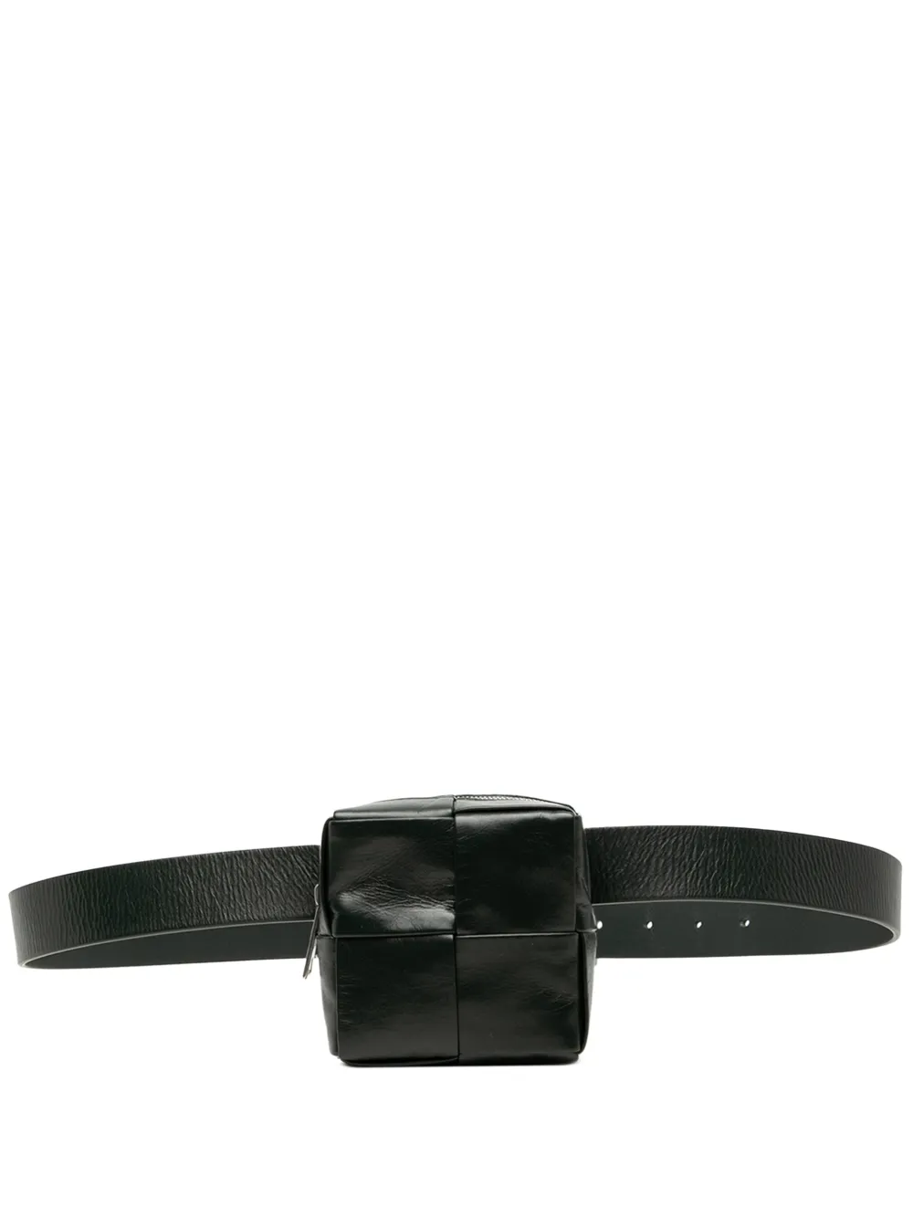 Bottega Veneta Pre-Owned 2012-2026 Paper Calfskin Intrecciato Cassette belt bag - Verde