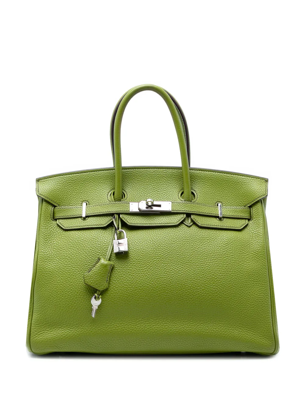 Hermès Pre-Owned 2008 Clemence Birkin Retourne 35 handbag - Green