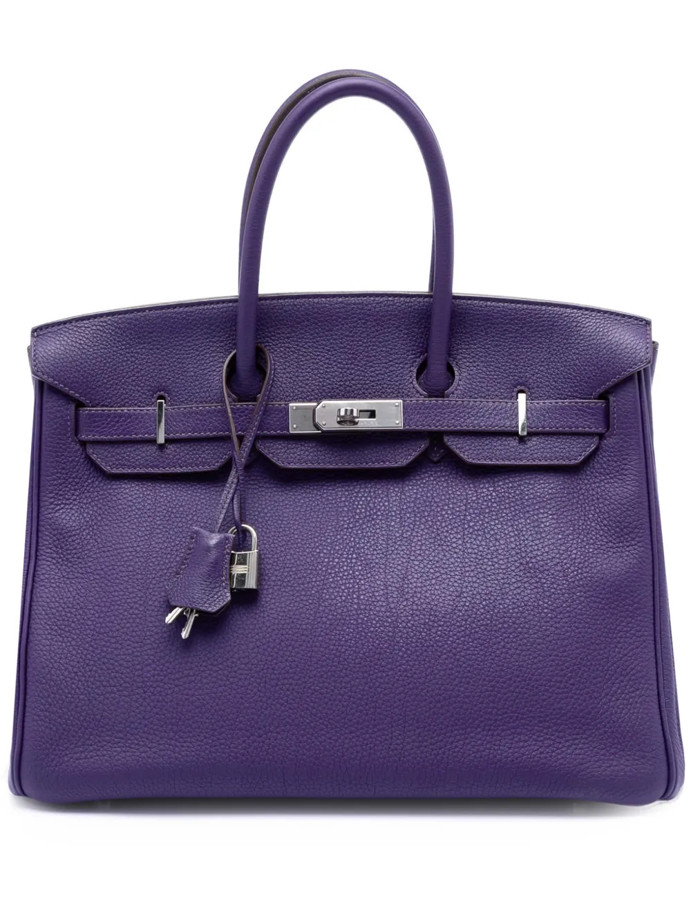 Hermès Pre-Owned 2010-2014 Togo Birkin Retourne 35 handbag - Violett
