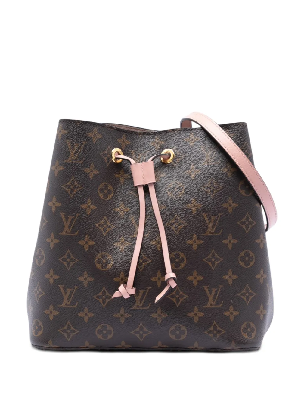 Louis Vuitton Pre-Owned 2019 Monogram Neonoe MM bucket bag - Braun