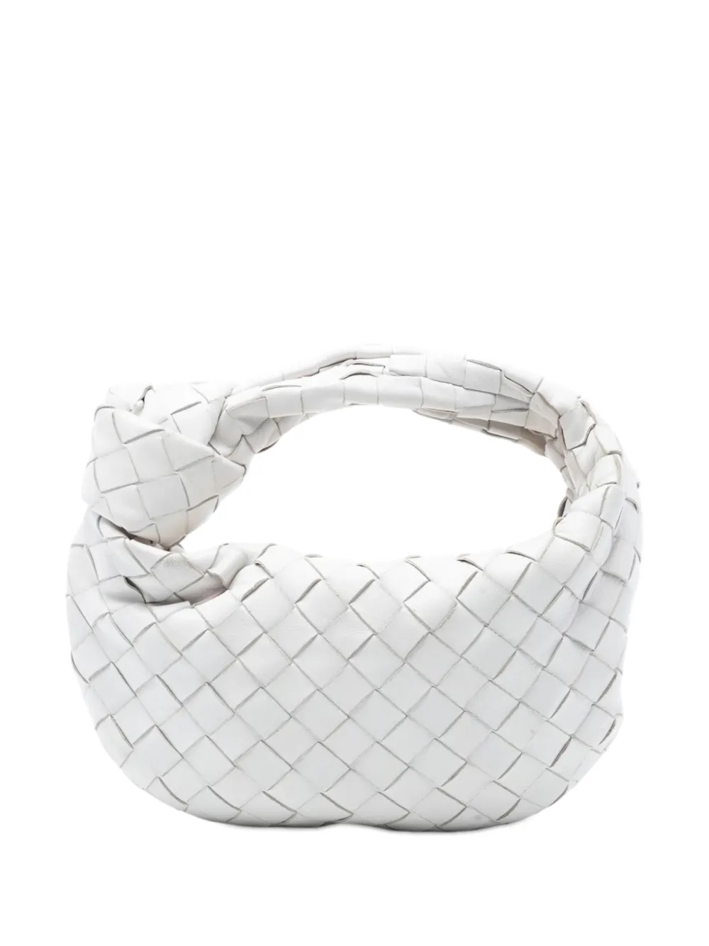 Bottega Veneta Pre-Owned 2012-2026 Mini Nappa Intrecciato Jodie hobo bag - Bianco