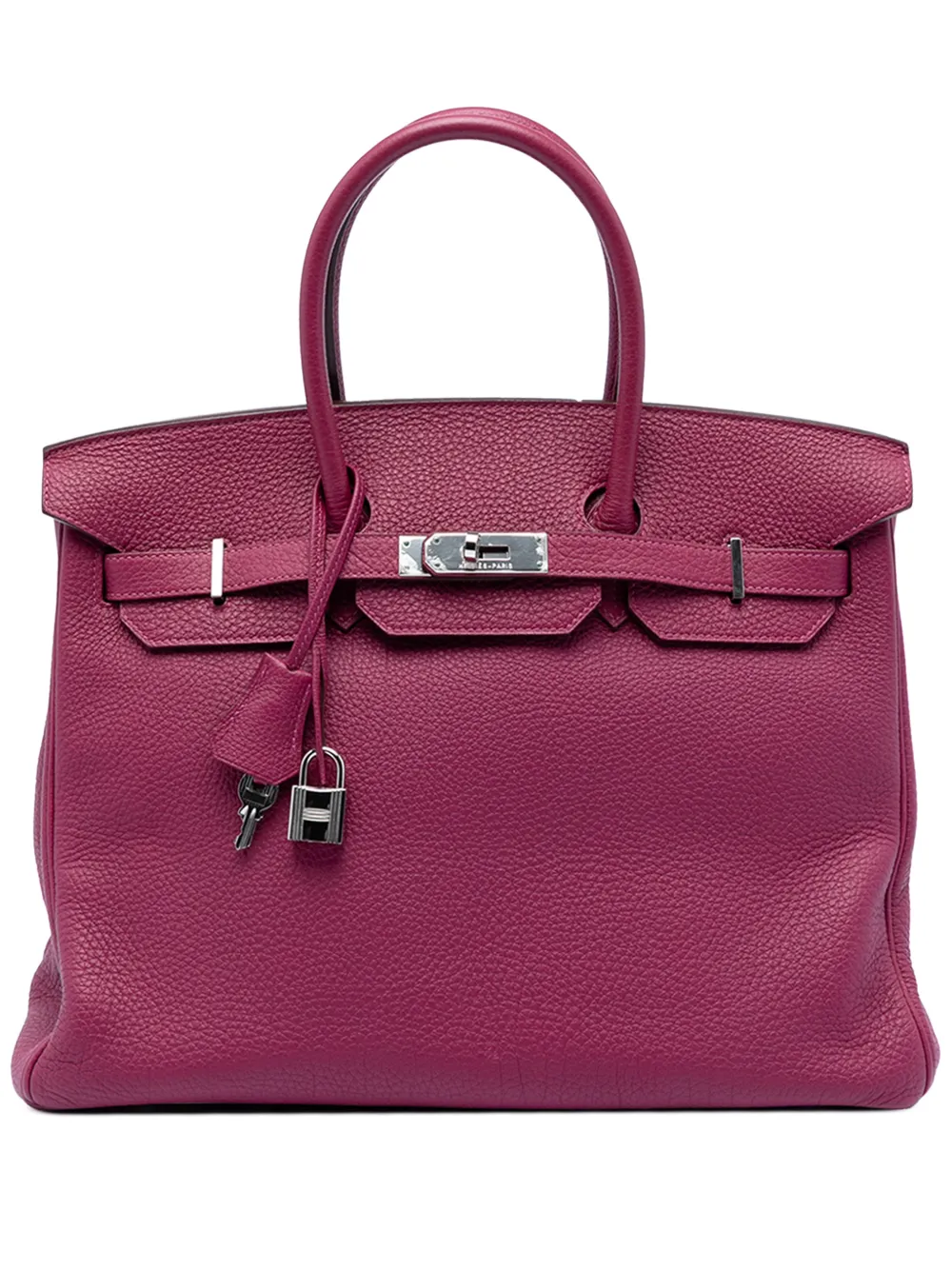 Hermès Pre-Owned 1997-2014 Togo Birkin Retourne 35 handbag - Viola