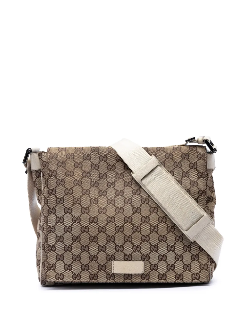 Gucci Pre-Owned 2000-2015 GG Canvas crossbody bag - Bianco