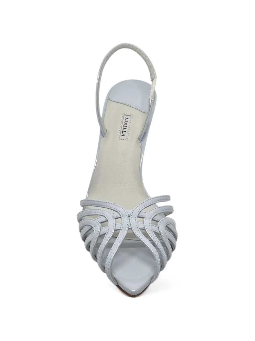 Le Silla Embrace slingback sandalen met gekooid bandje Grijs