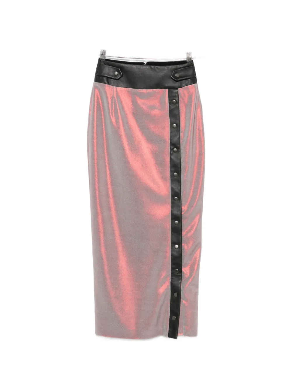 MITILIANE COUTURE button-up midi skirt - Grigio