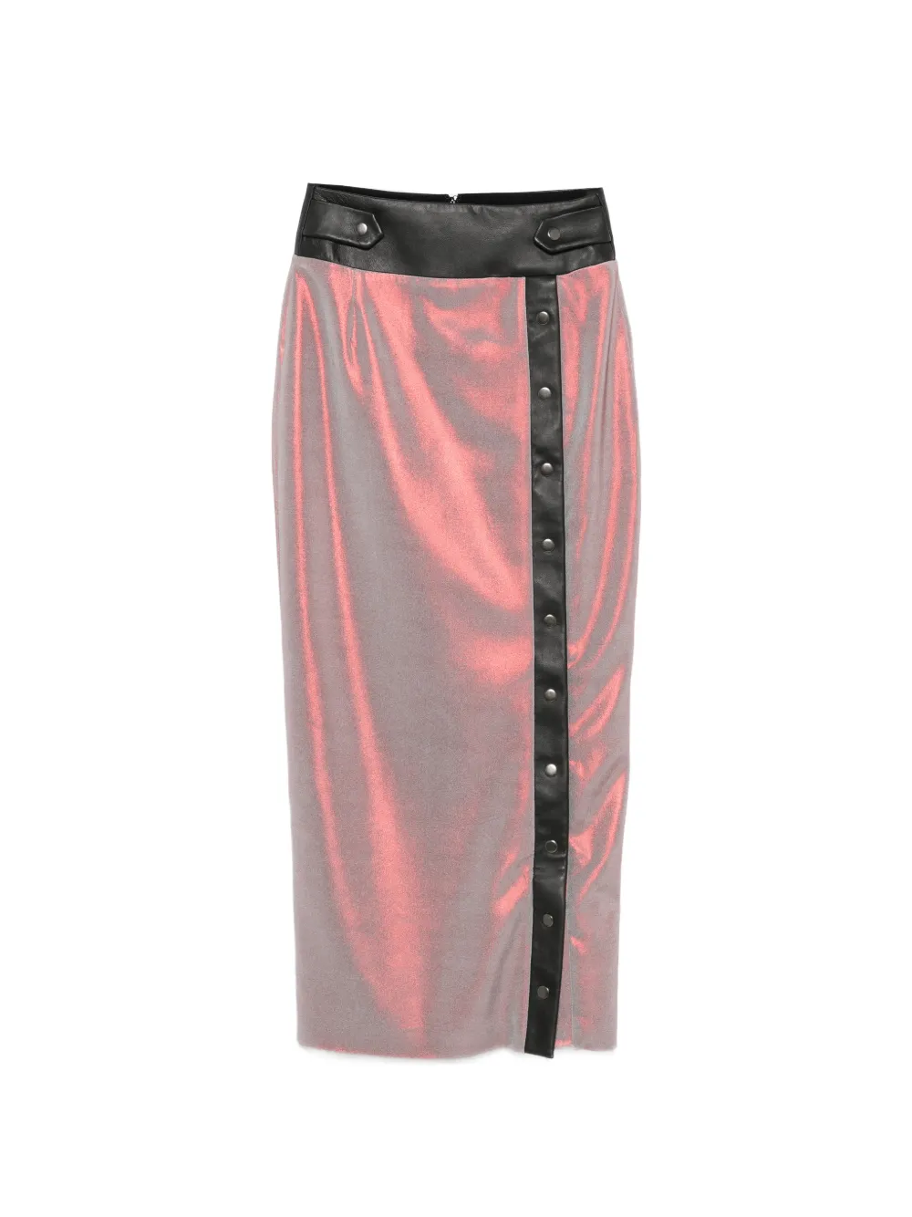 MITILIANE COUTURE button-up midi skirt - Grigio