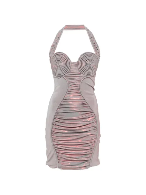 MITILIANE COUTURE vestido corto con copa en espiral
