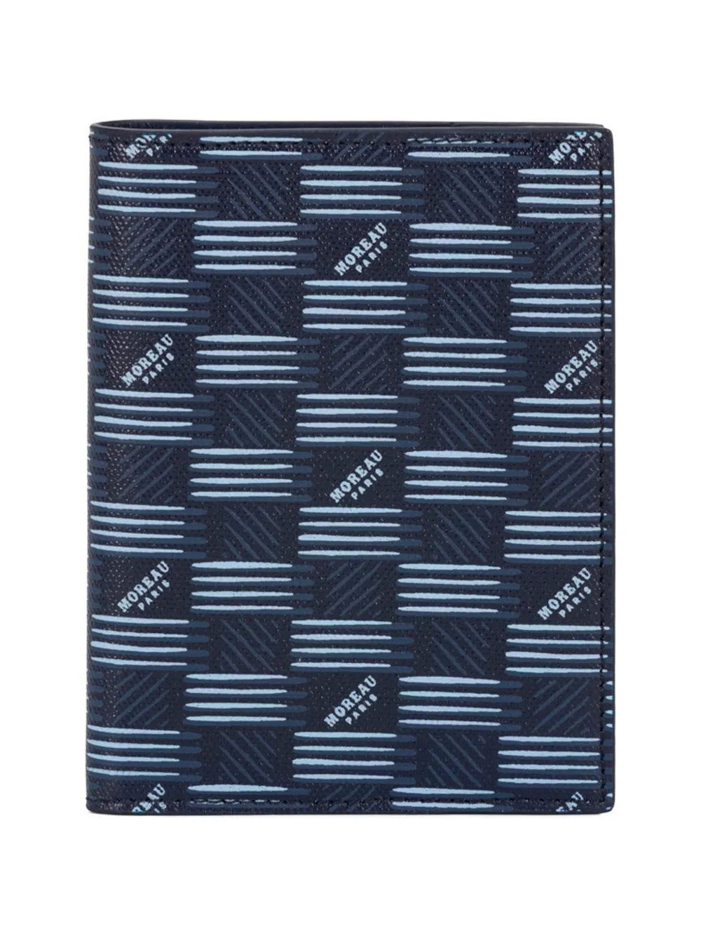 Moreau printed passport holder - Blau