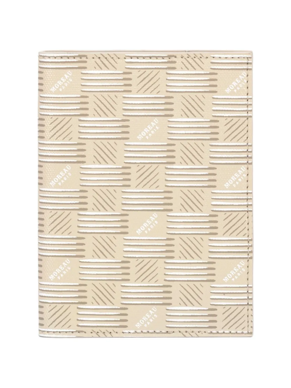 Moreau printed passport holder - Nude