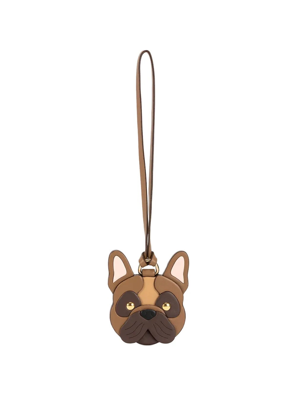 Moreau mini Bull Dog charm - Marrone
