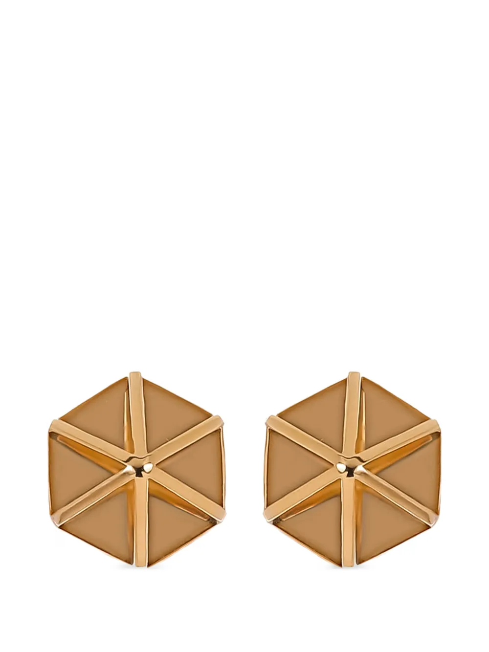 Cadar B Home large stud earrings - Oro