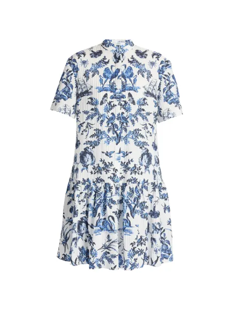 ERDEM crinkled mini shirt dress