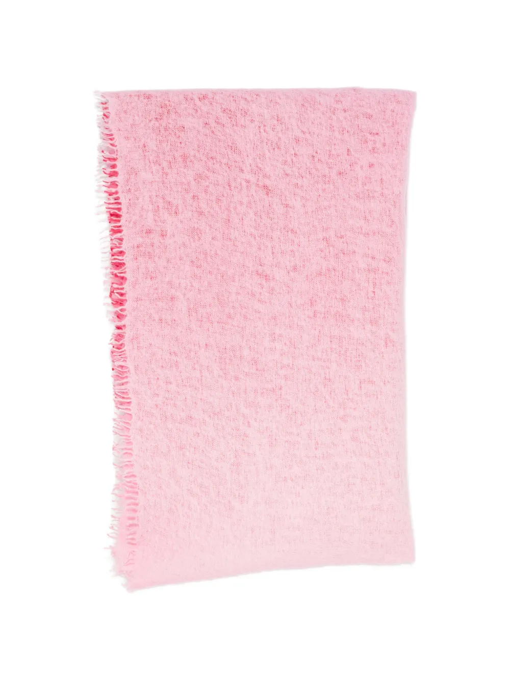 MOULETA fringed-edge scarf - Rosa