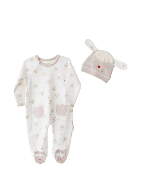 Andywawa Tinny's Sheep patterned babygrow set