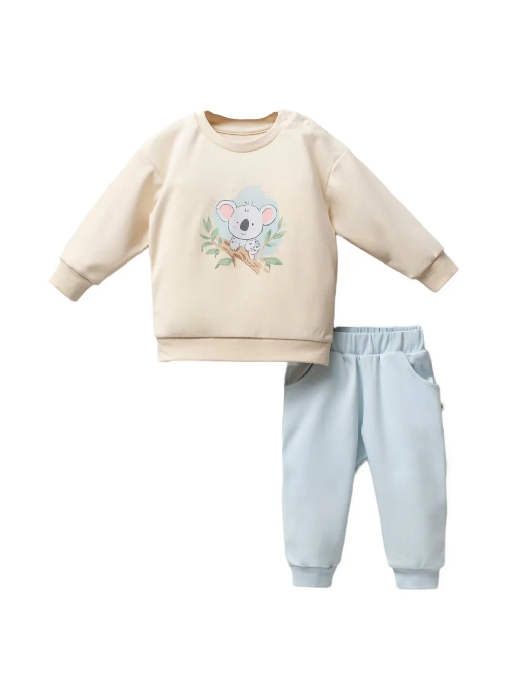 moi noi Koala sweat-set tracksuit - Toni neutri
