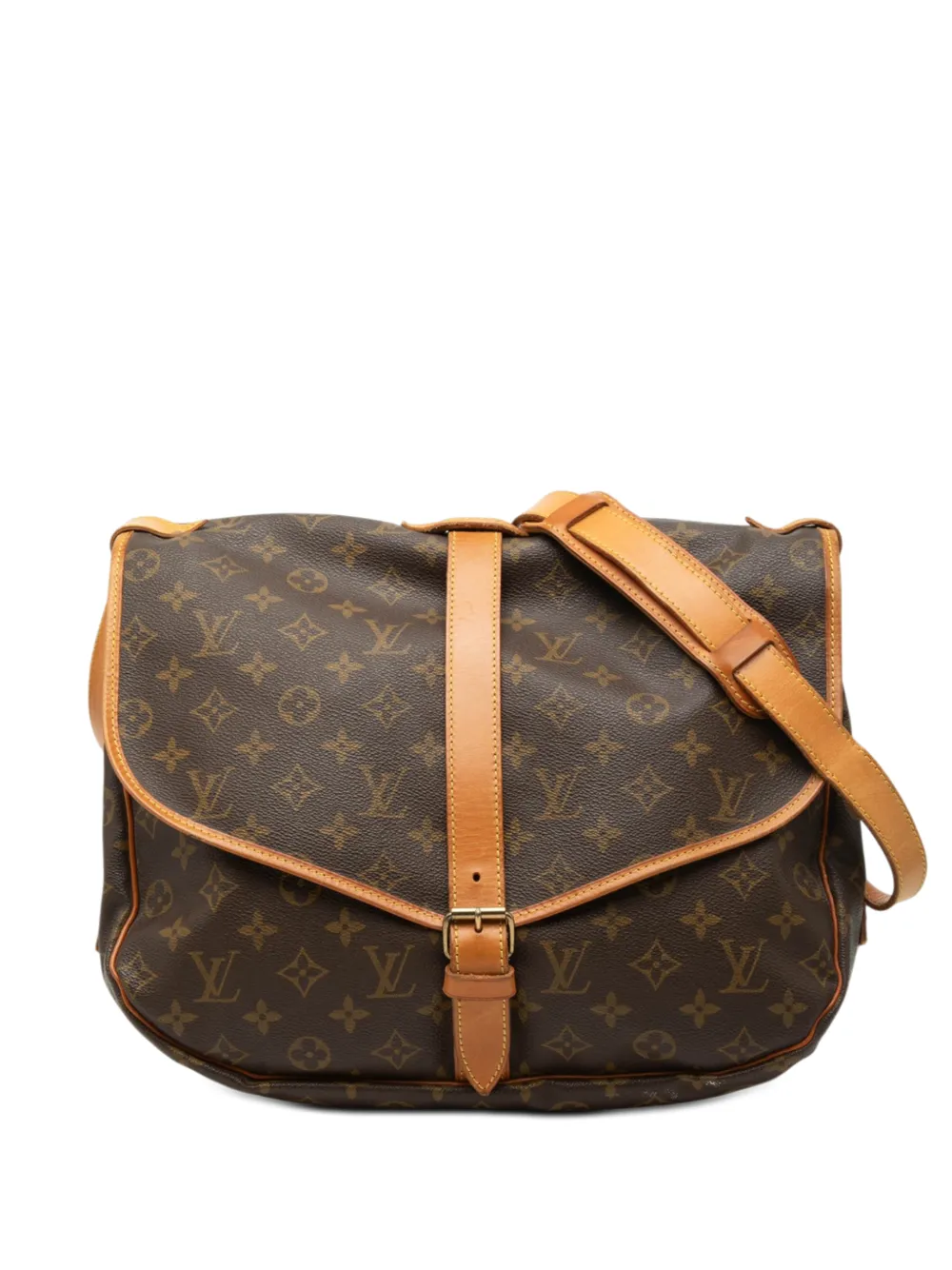 Louis Vuitton Pre-Owned 1995 Monogram Saumur 35 crossbody bag - Marrone
