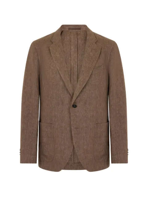slowear single-breasted notched-lapel blazer
