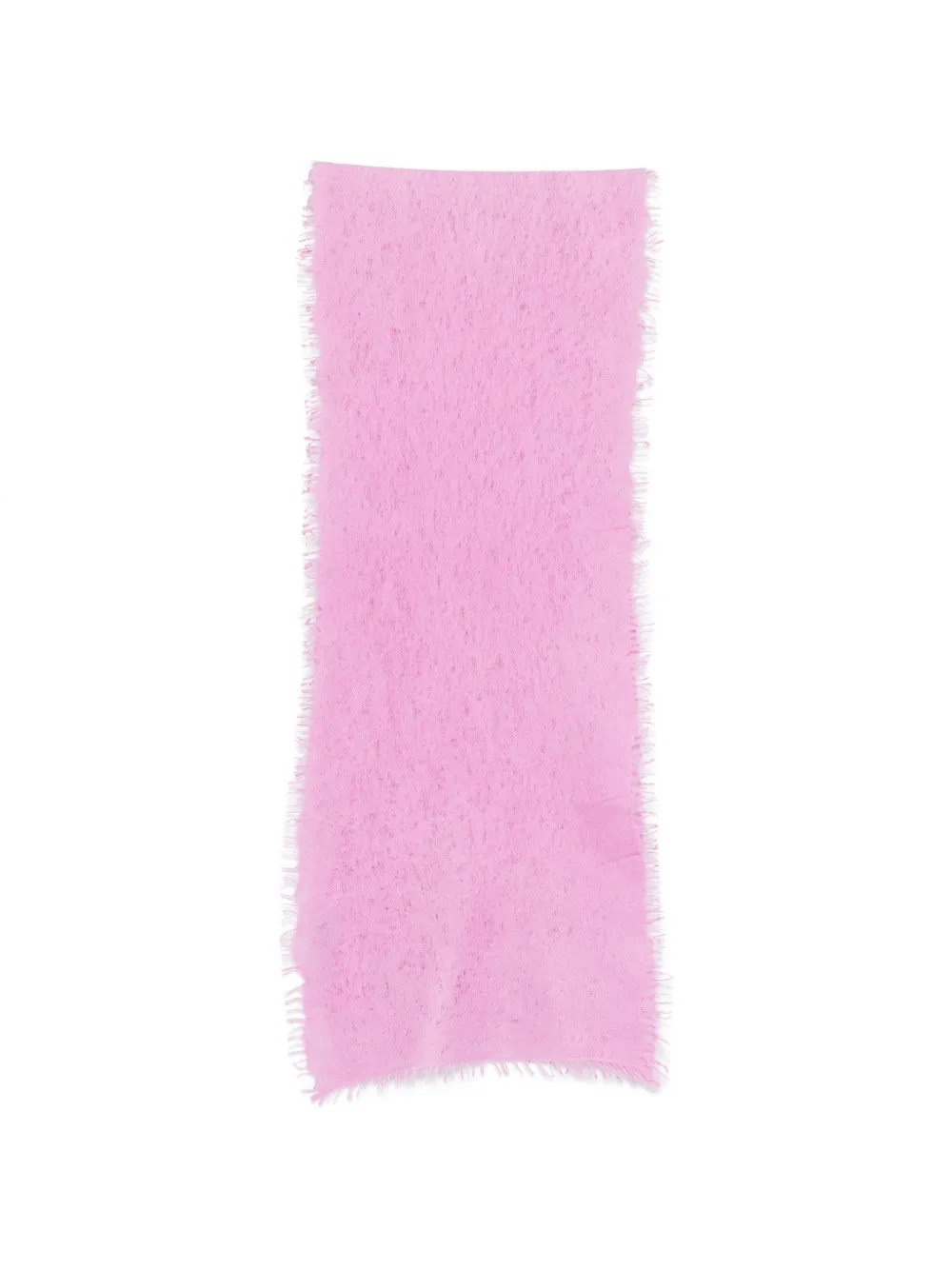 MOULETA frayed scarf - Rosa