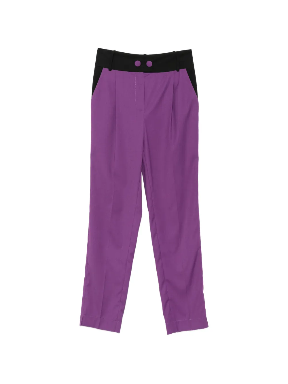 MITILIANE COUTURE pleated trousers - Violett