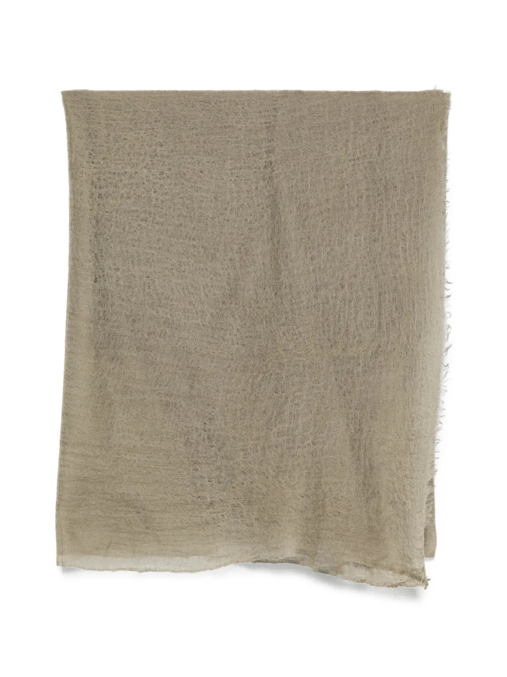 MOULETA frayed-edge scarf - Verde