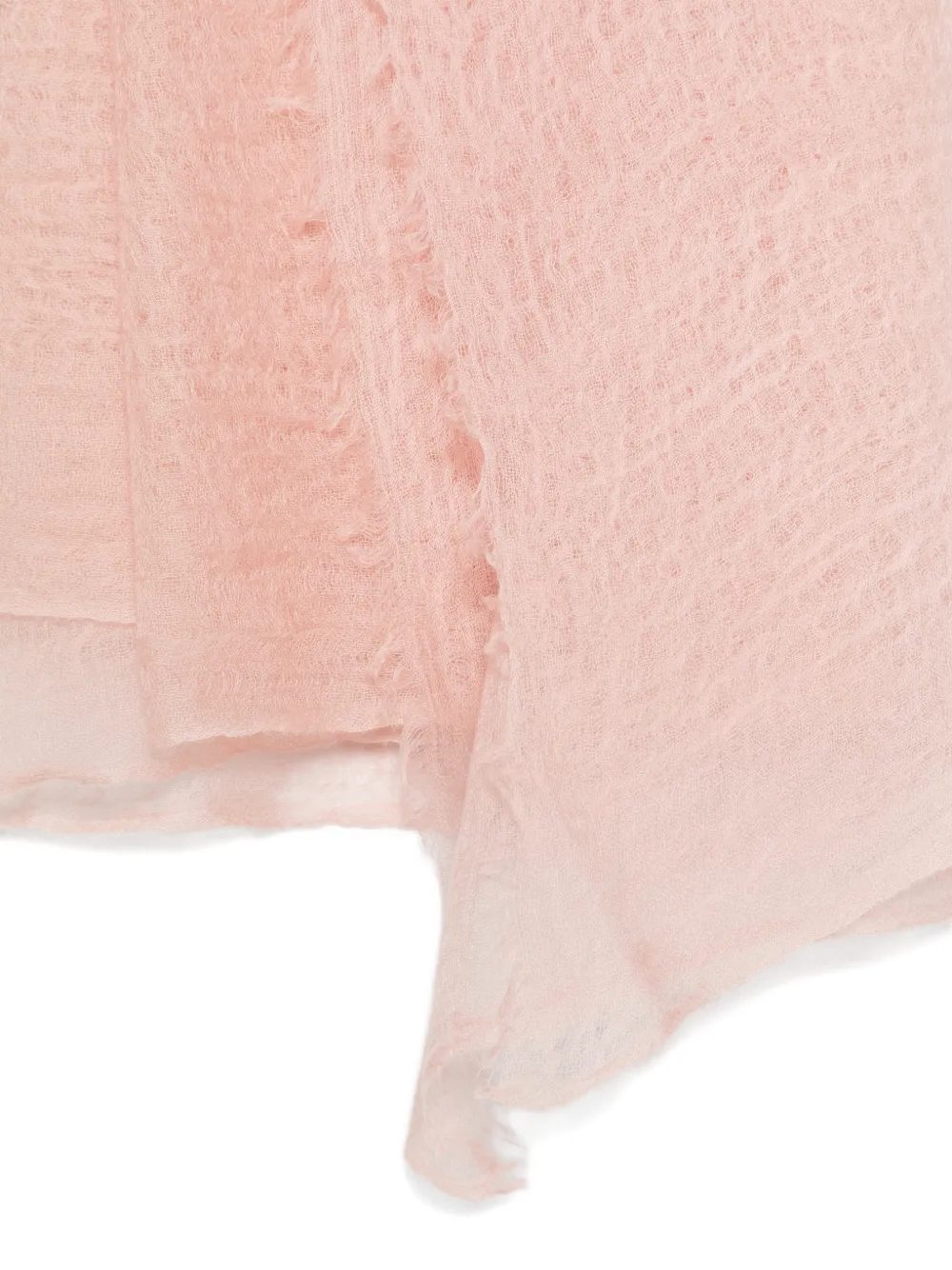 MOULETA Sjaal met gerafelde afwerking Roze