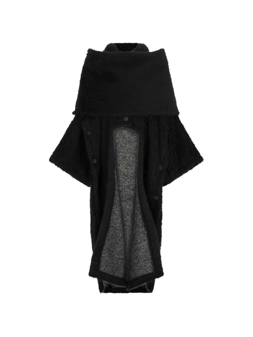 BATAKOVIC Belgrade wide-sleeve coat - Schwarz