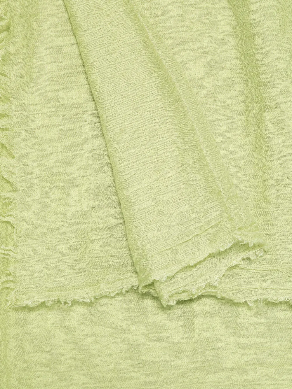  Botto Giuseppe Fular Con Bordes Deshilachados - Verde 