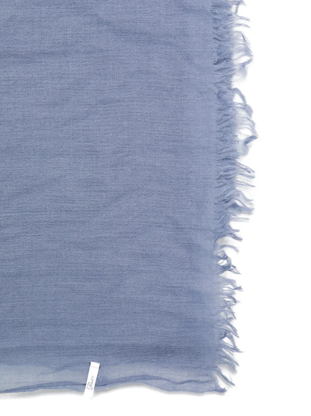  Botto Giuseppe Fular Con Bordes Deshilachados - Azul 