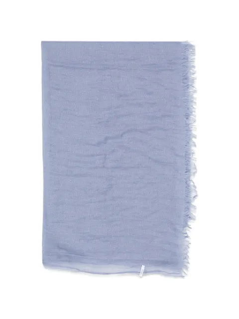 Botto Giuseppe frayed-edge scarf