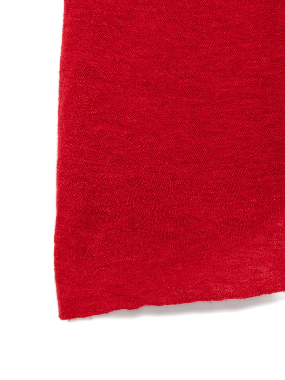  Pin1876 Bufanda Con Bordes Sin Rematar - Rojo 