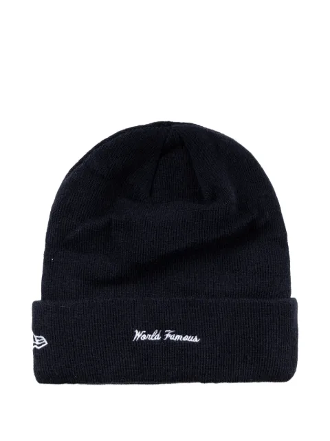 Supreme New Era logo-patch beanie
