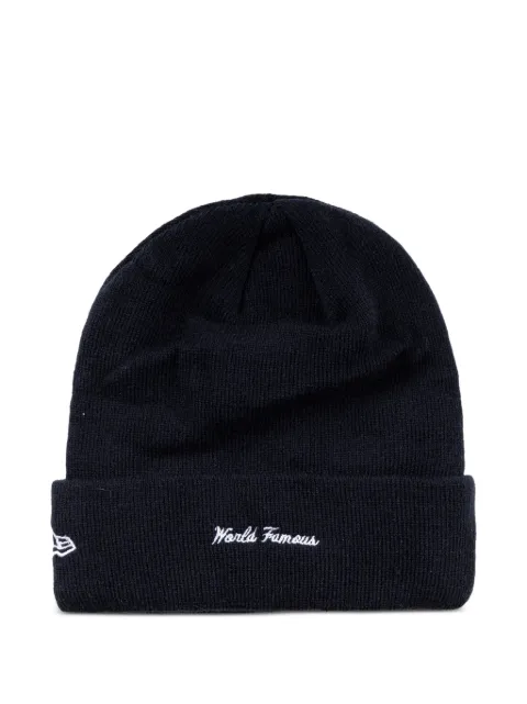 Supreme New Era logo-patch beanie