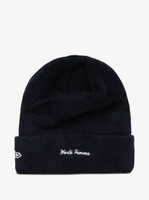 Supreme New Era logo-patch beanie