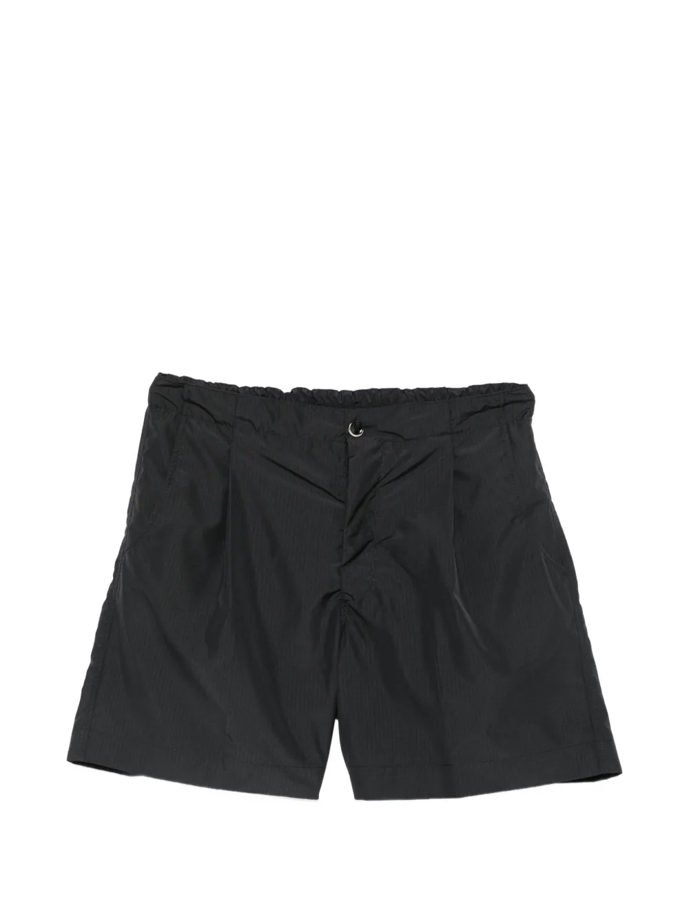 Nine In The Morning pleated ripstop swim shorts - Nero