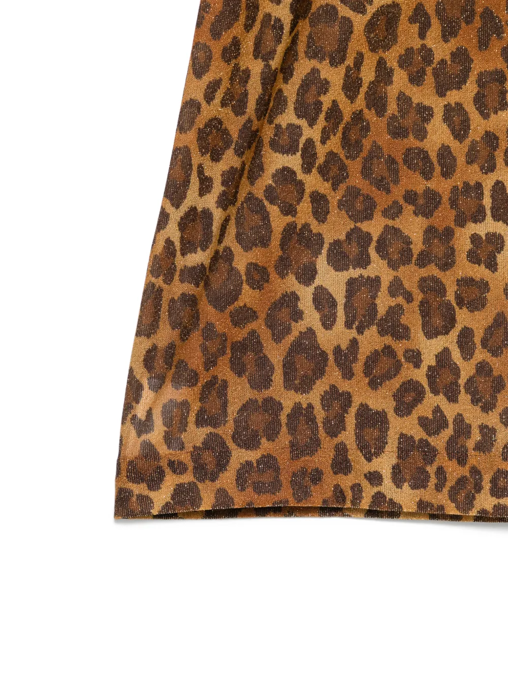 MC2 Saint Barth Kids Broek met luipaard-print en glitters Bruin
