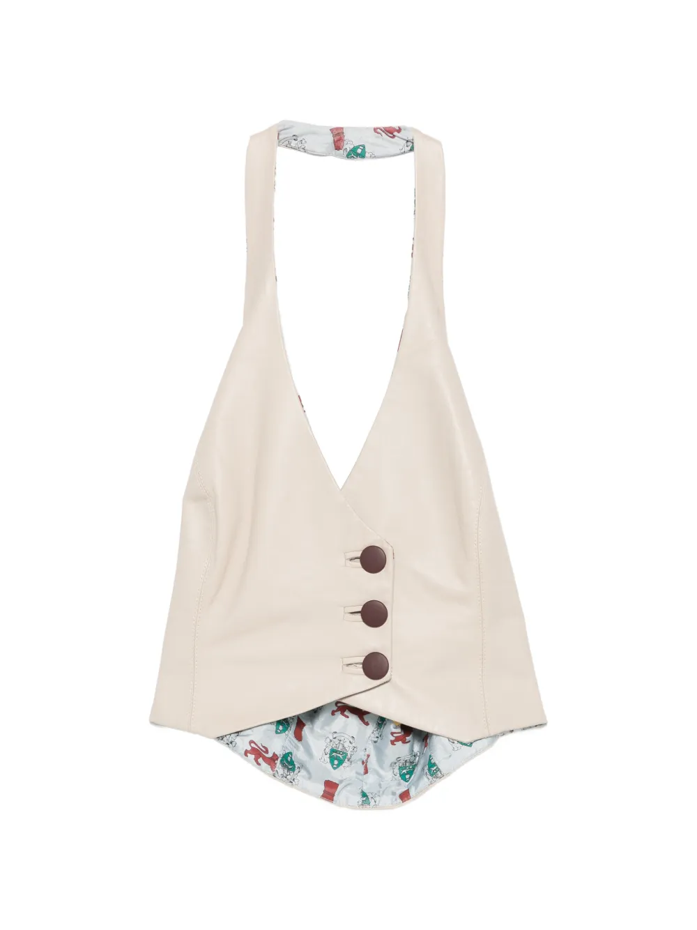 MITILIANE COUTURE button-up waistcoat - Neutrals