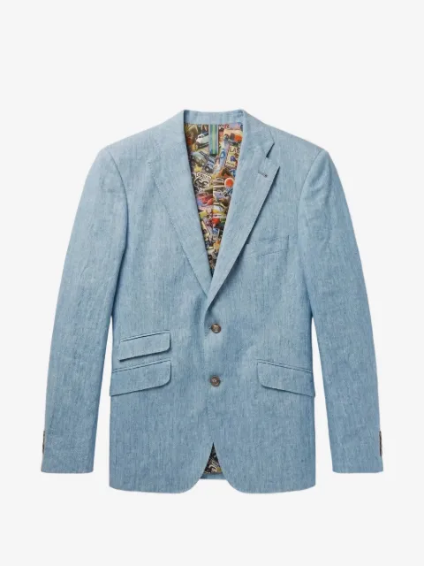 ABSEITS graphic-inlay tailored blazer