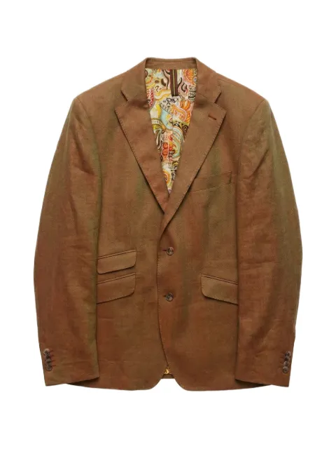 ABSEITS graphic-lining tailored blazer