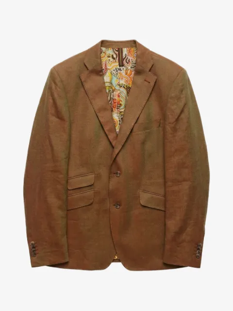 ABSEITS blazer de vestir con forro gráfico
