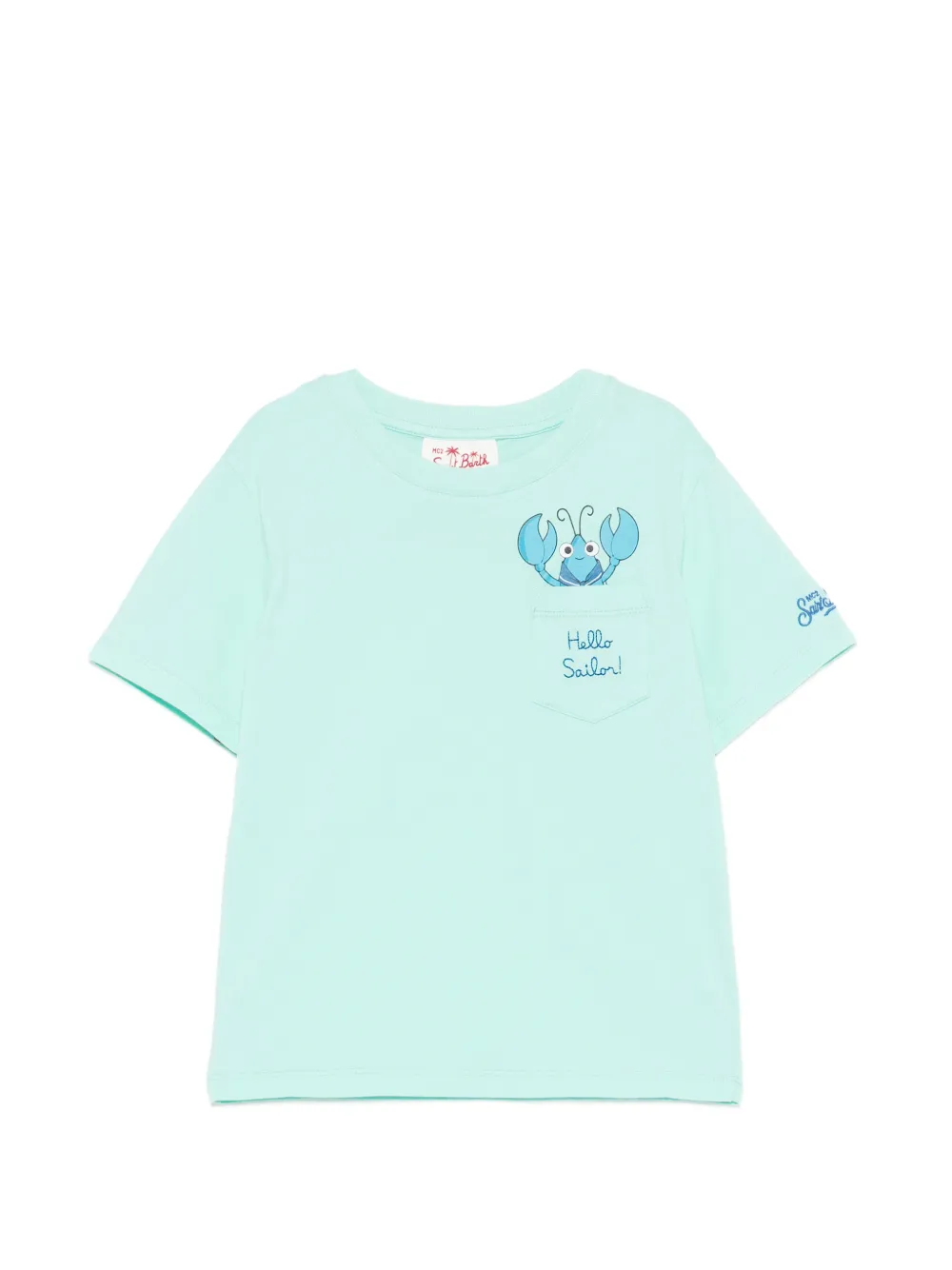 MC2 Saint Barth Kids lobster-print T-shirt - Blu