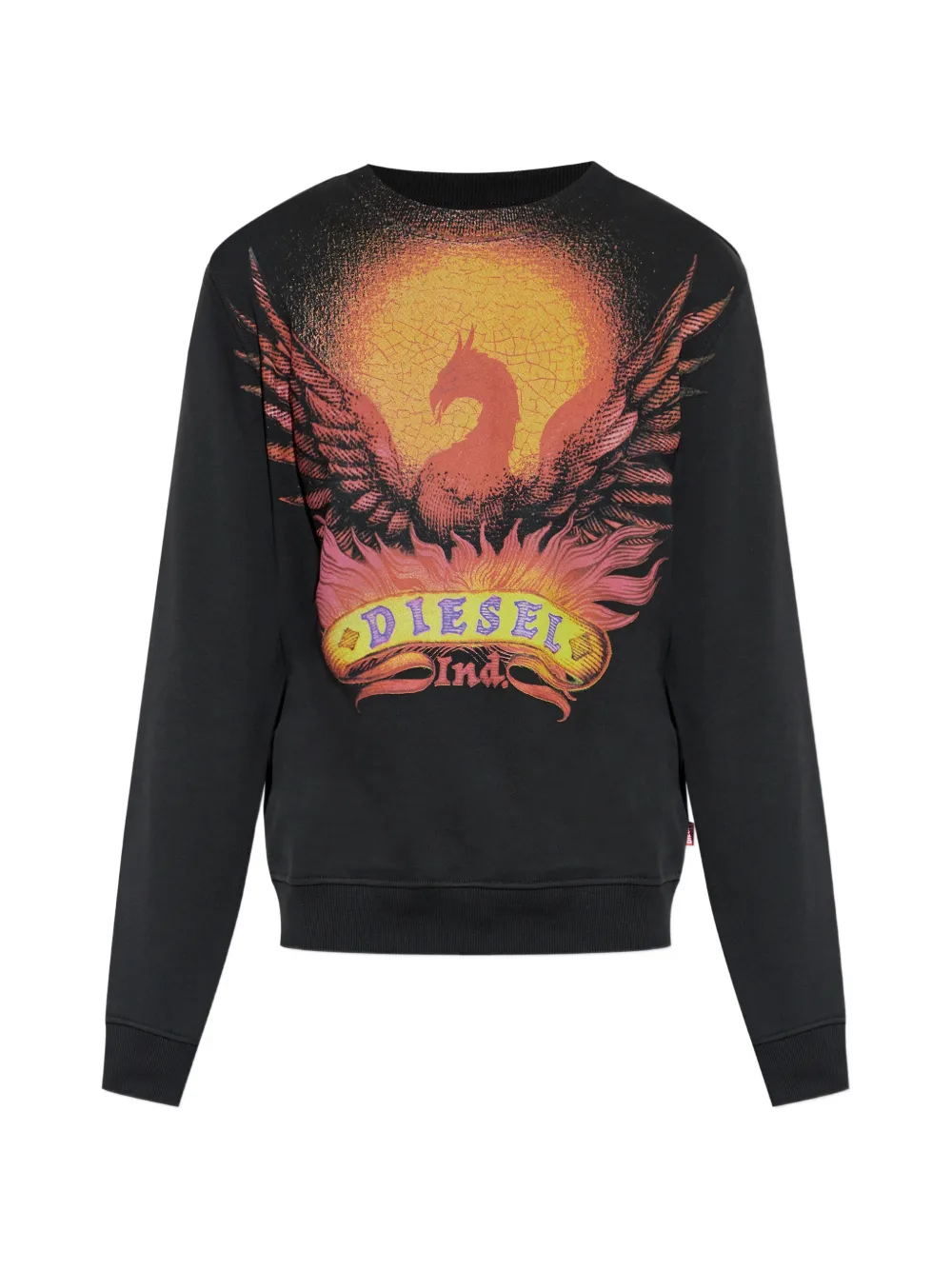 Diesel S-Ginn-AA2 graphic-print sweatshirt - Nero